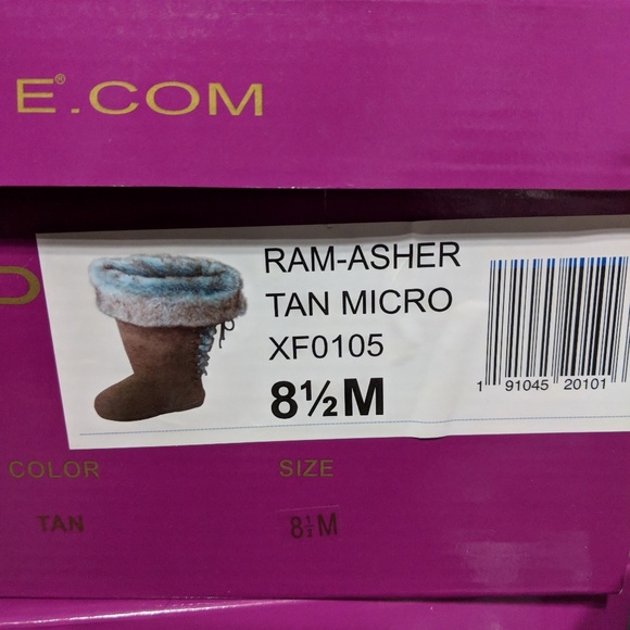 Rampage Tan Asher faux fur boot - Picture 7 of 7